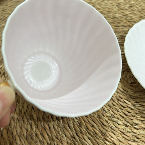 Adderley Teacup/Saucer Vintage England Rose Pink with Gold Accent - Picture 6 of 8